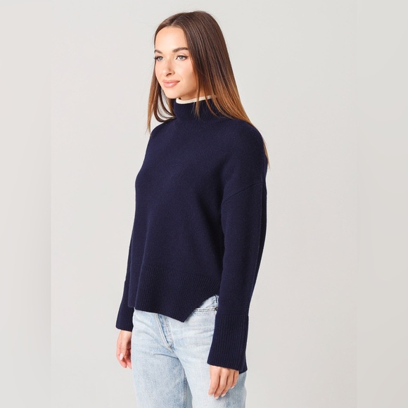 FRAME Denim Women’s High Low Boxy Sweater Size M - Picture 2 of 10